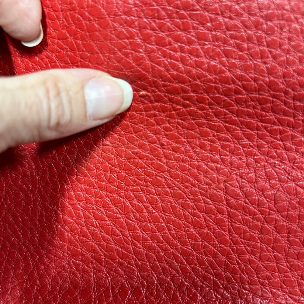 Nine West Red Crossbody Bag Good Usable Condition - Picture 7 of 17